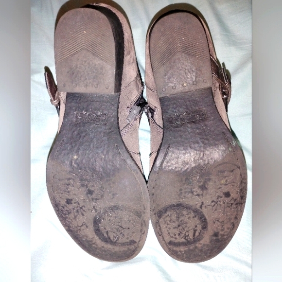 EUC Women's Gray Sonoma Rustic Design Ankle Boots Cold Weather Fall Autumn 9M - Picture 5 of 5